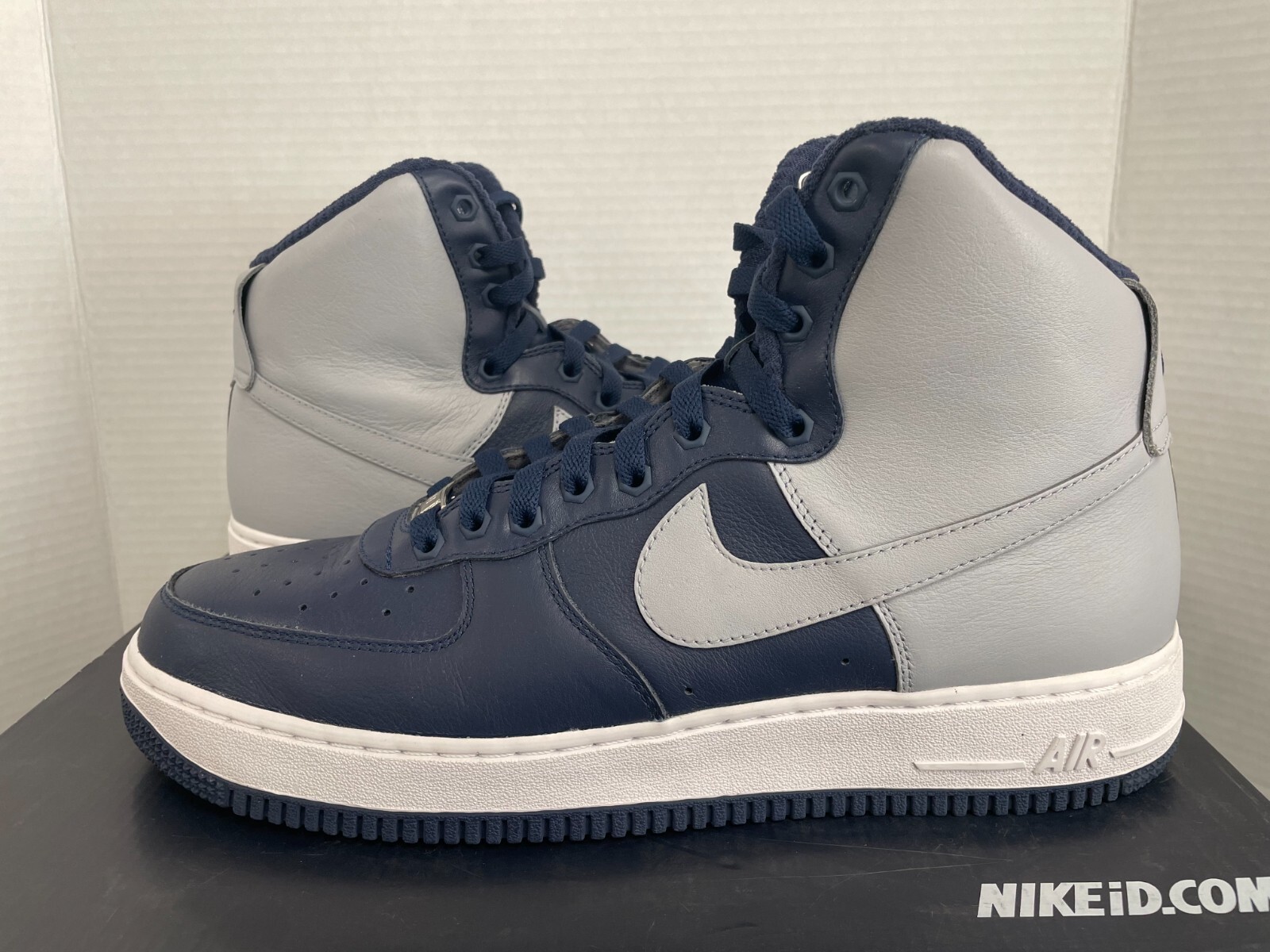 Nike Air Force 1 ホワイト/ブルー ハイカット BY YOU Amazon | [ナイキ] エア フォース 1 '07 MID W AIR FORCE 1 '07