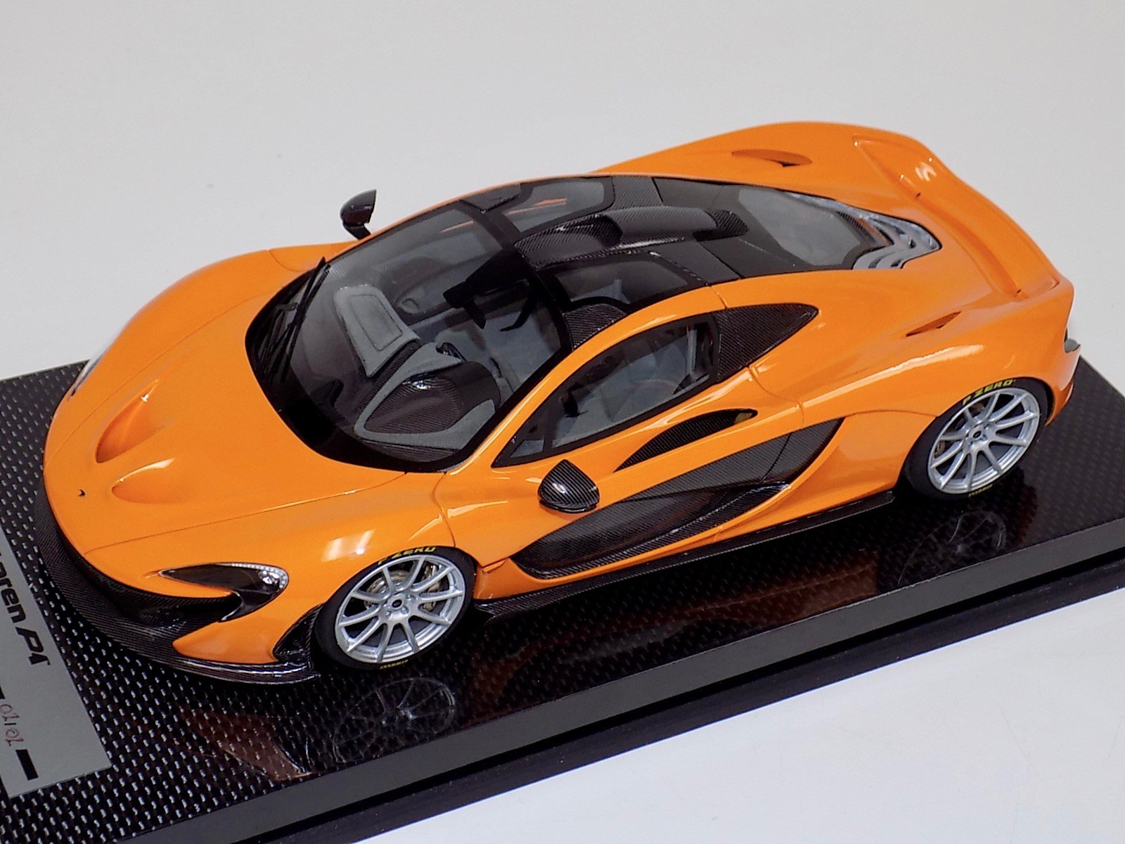 1/18 Tecnomodel McLaren P1 in Papaya Orange Silver Wheels