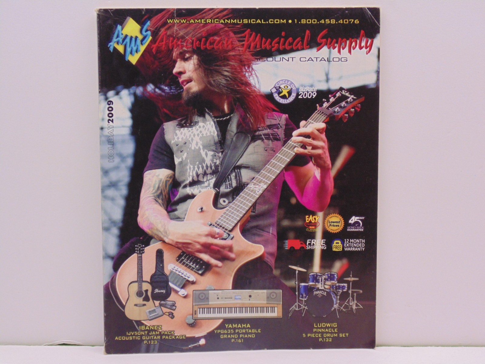 American Musical Supply Catalog 2008-2009 Back Issues Lot 4 Issues Cool Lot F/S