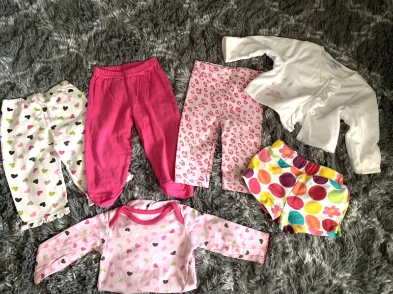 Baby Girl Clothes 6-9 Months Lot Of 6 Pieces