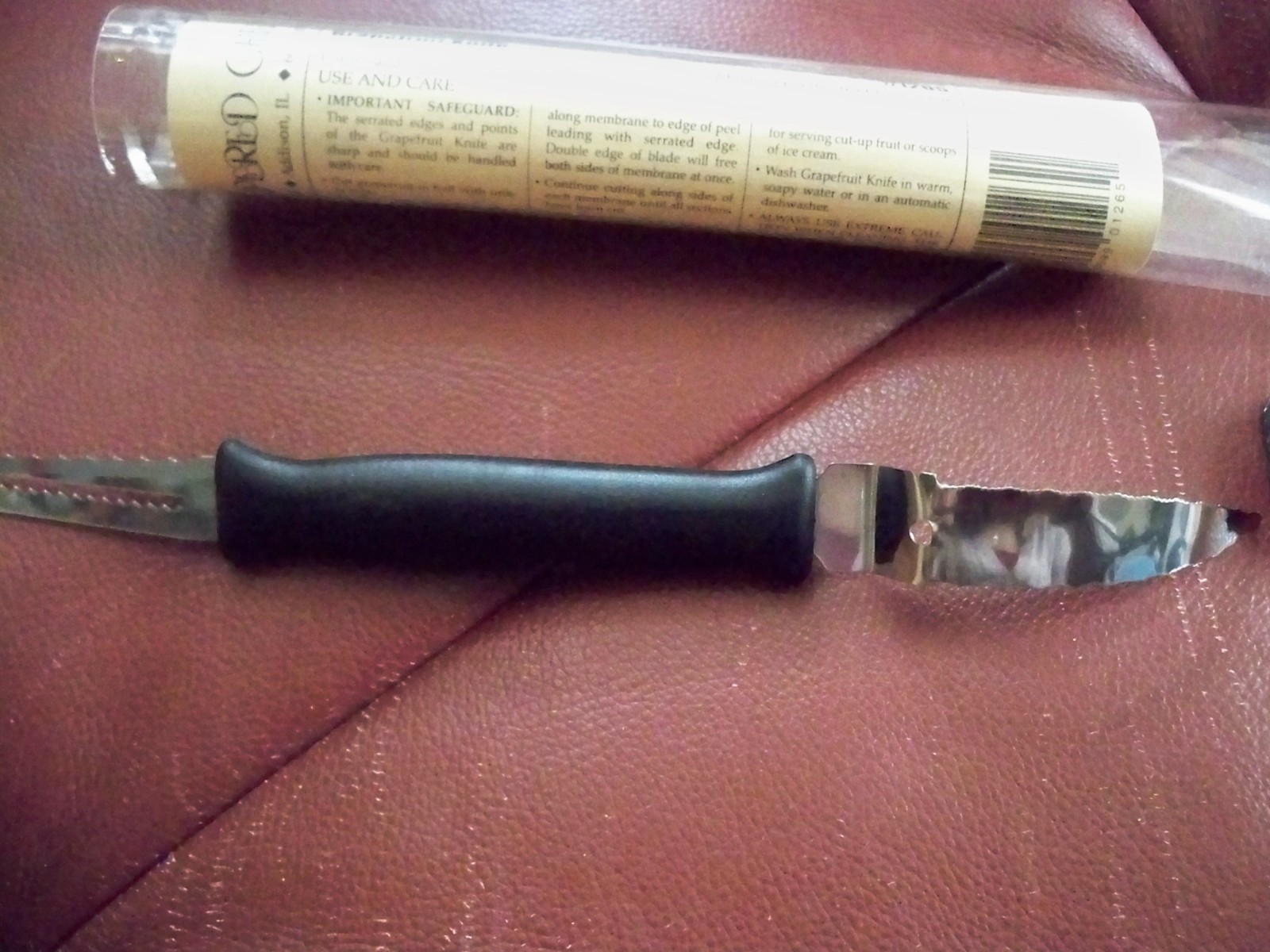 THE PAMPERED CHEF GRAPEFRUIT KNIFE MODEL 1265