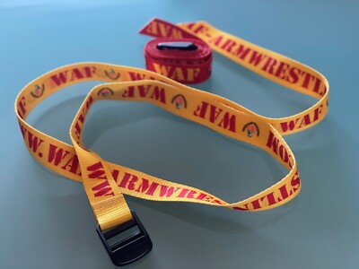 WAF official Armwrestling strap