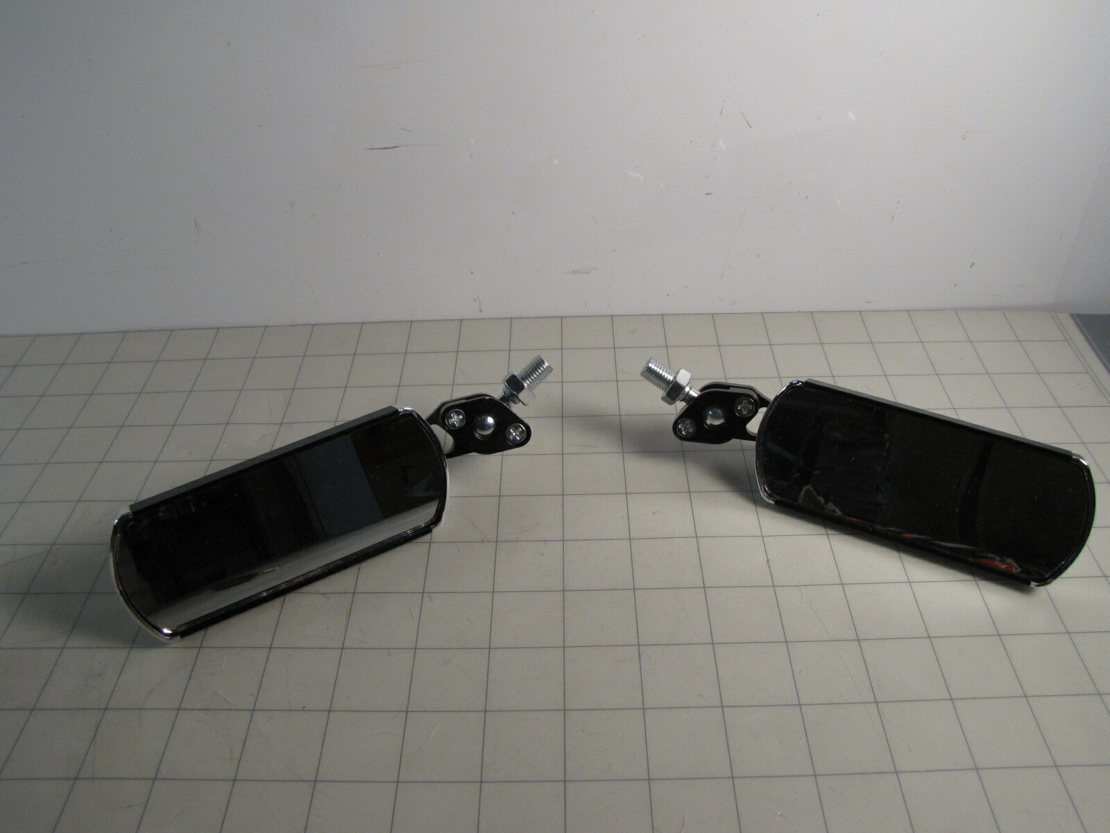 Soko ZX-298-2 Black / Chrome Motorcycle Mirror Set NEW (for Soko ZX-298-2 Black / Chrome Motorcycle Mirror Set NEW (for