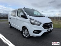 2022 Ford Transit Custom 2.0 300 EcoBlue Limited Crew Van Double Cab 5dr Diesel 