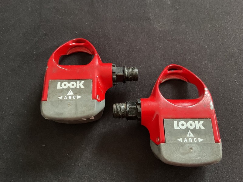 Look Arc Rennrad Pedale In Rot Look Klickpedalen 