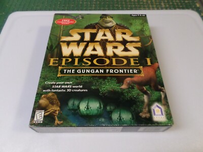 Star Wars: Episode I: The Gungan Frontier (Windows/Mac, 1999) - BIG BOX - NEW