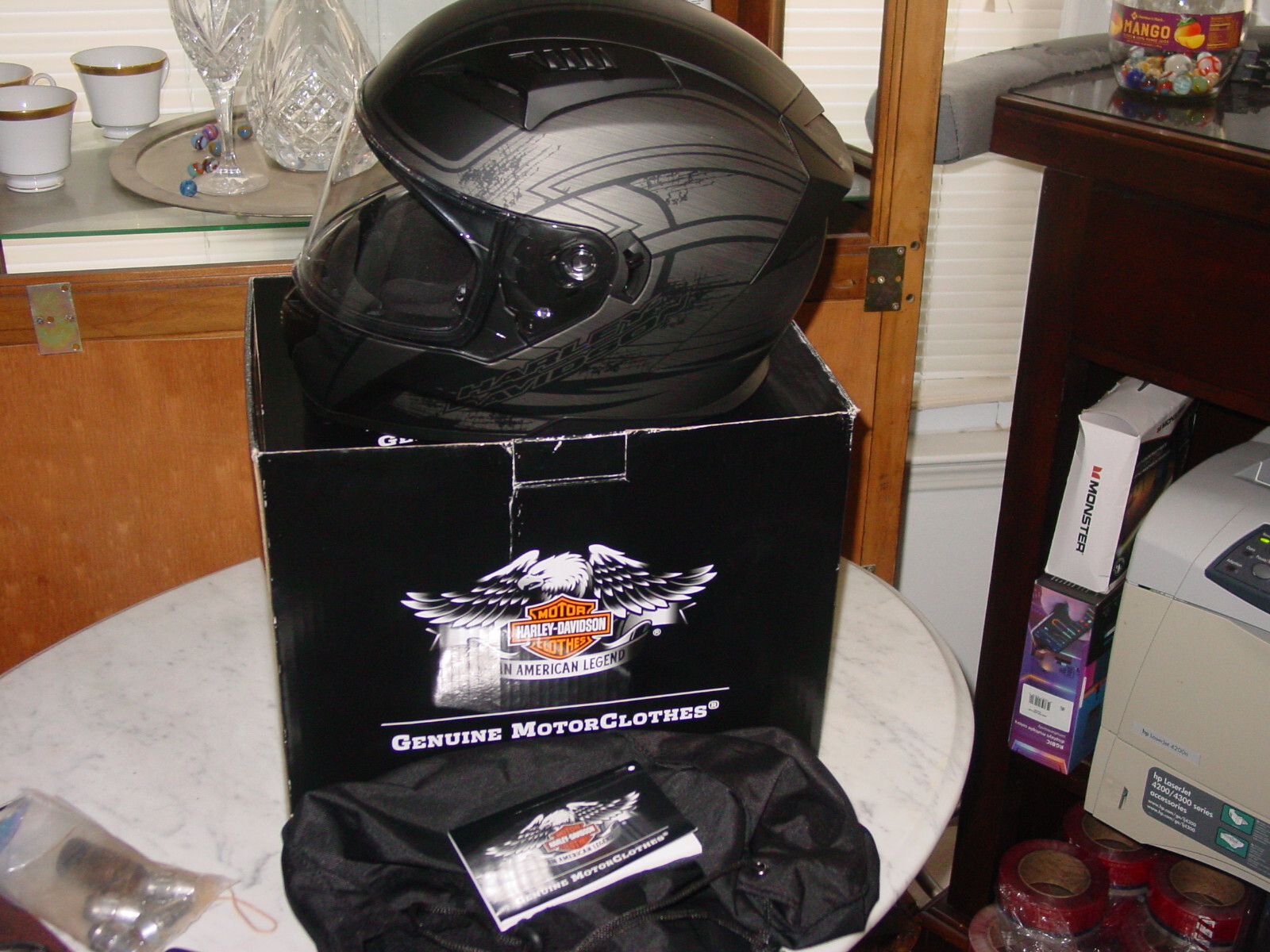 Harley-Davidson オープンフェイスヘルメット 黒/金　XXL Harley-Davidson オープンフェイスヘルメット 黒/金 XXL Harley