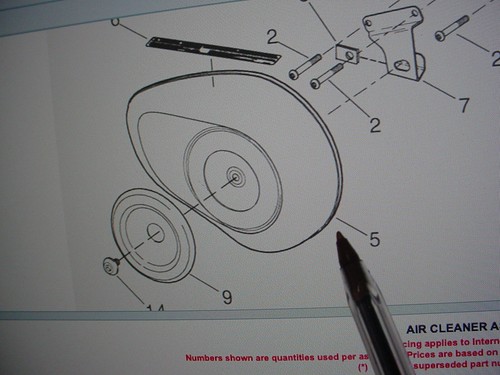 Harley Davidson 08-17 Dyna Dark Custom Air Cleaner Insert  