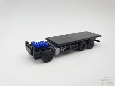 Albedo MB Actros MP1 LH 2543 Chassis engine truck black /AL1108-8