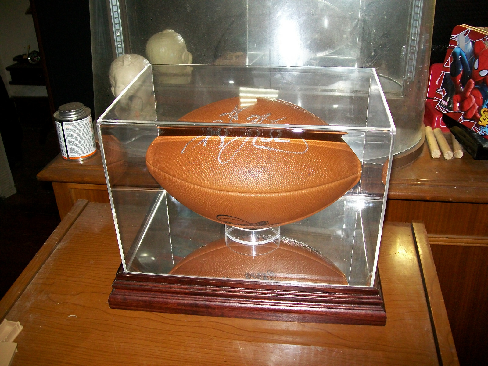 RICKY WATTERS SIGNED FOOTBALL SCOREBOARD AUTHENTICATED WITH CASE COA