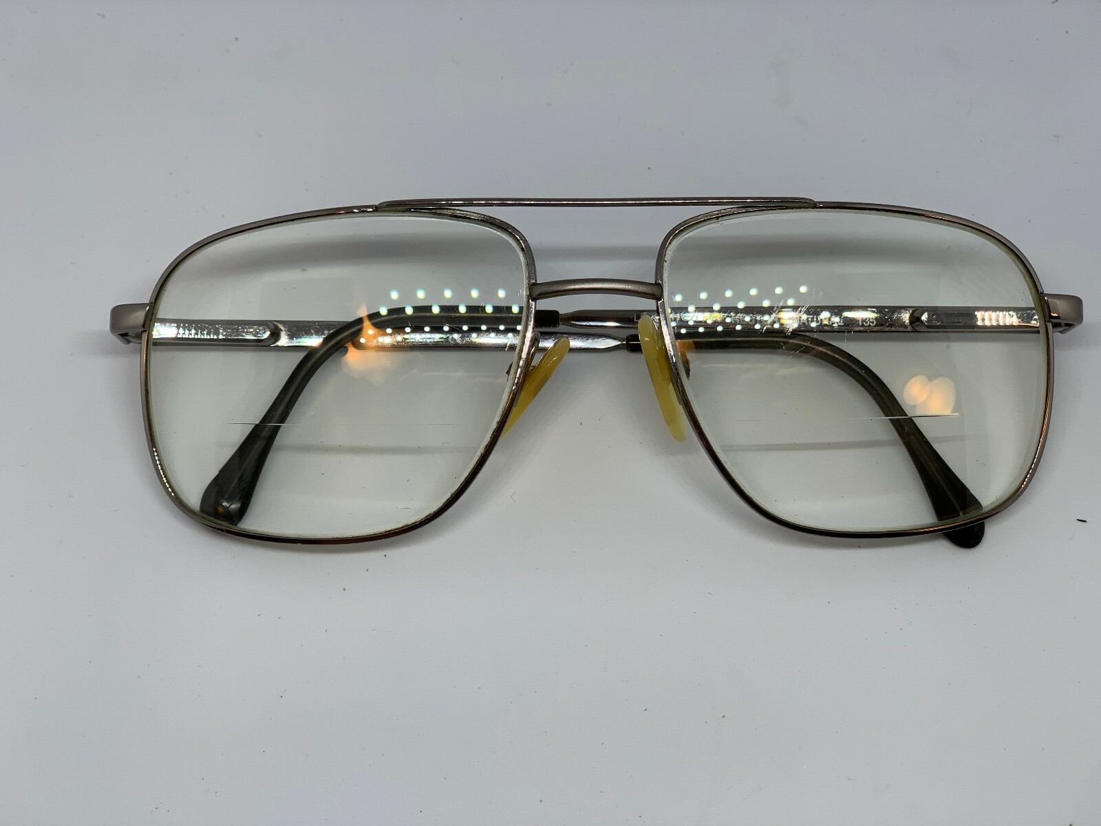 Vintage Luxottica Hector Eyeglasses Frames 5417 135MM Italy Aviator