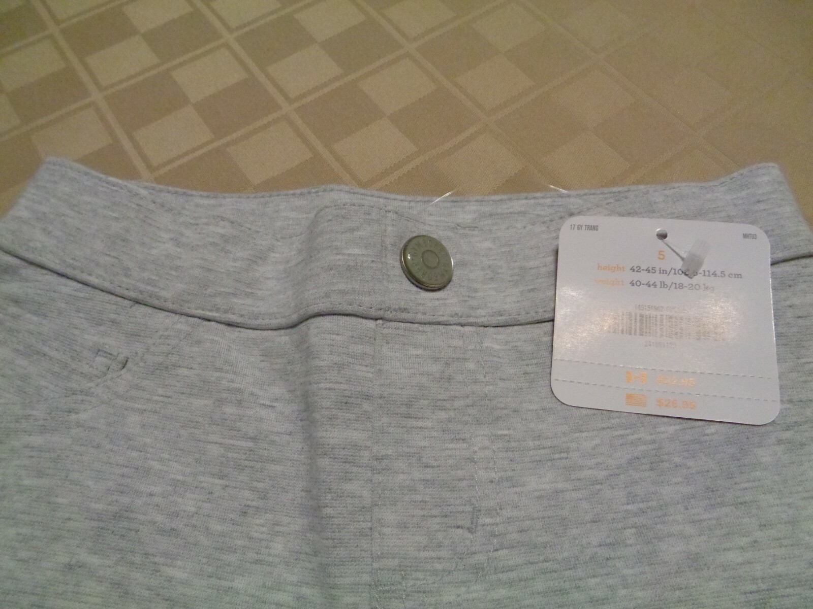 Girls SIZE 5 Ponte Pants Knit Straight Leg GYMBOREE NWT!!