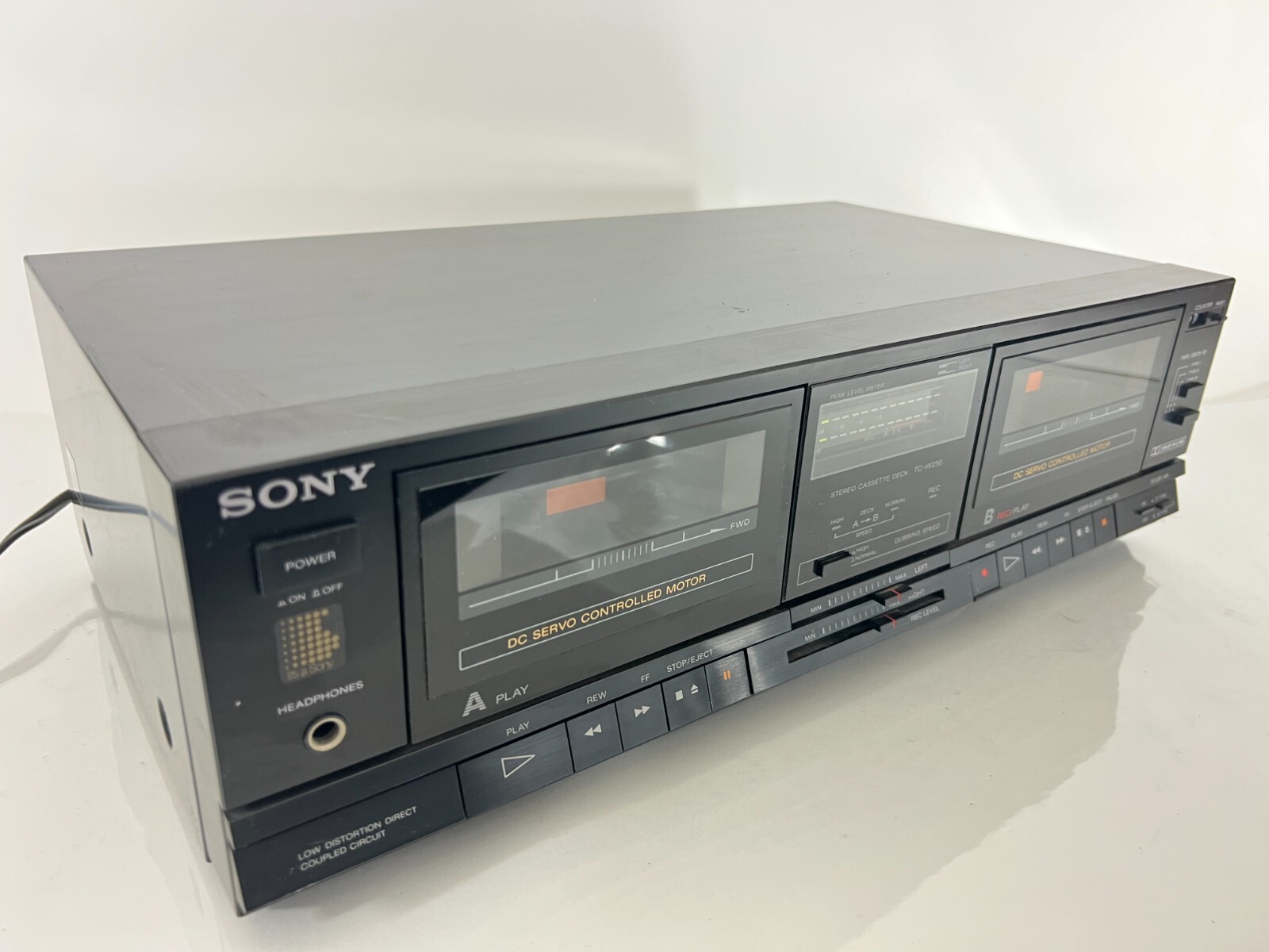 Sony TC-W250 Stereo Cassette Twin Deck