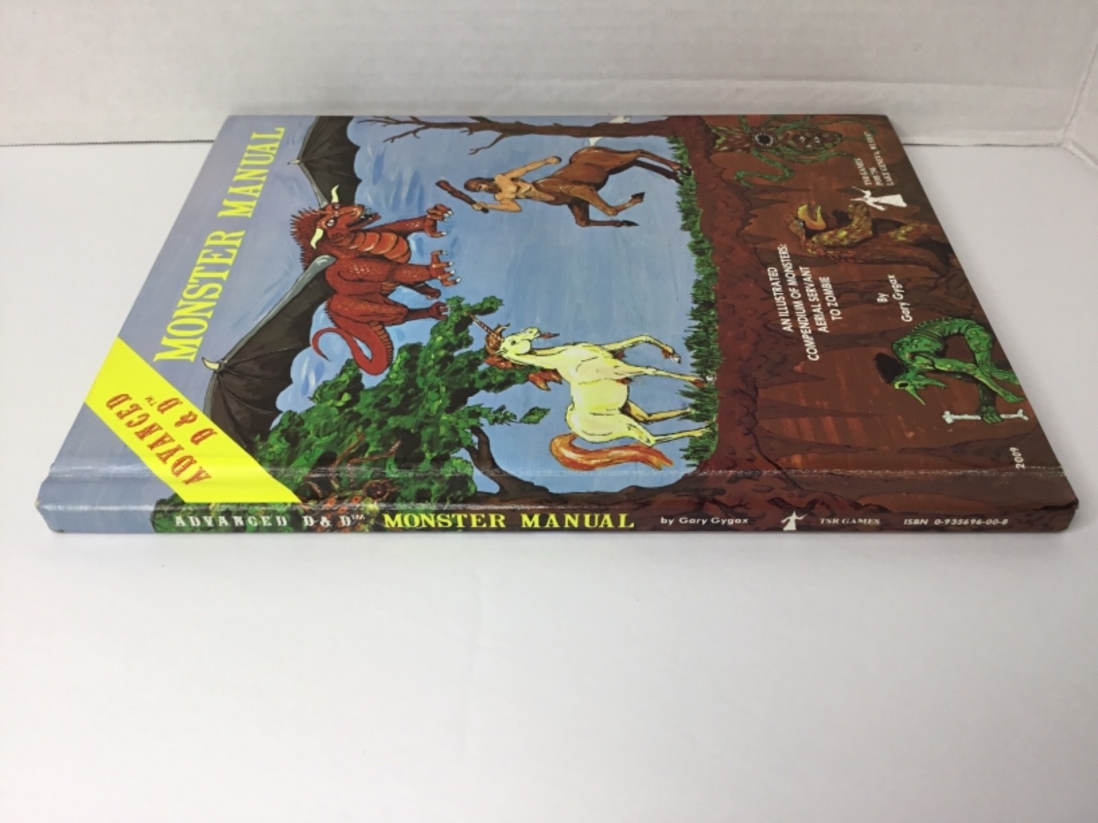 1977 Advanced D&D Monster Manual 4th Ed Gary Gygax Dungeons and Dragons