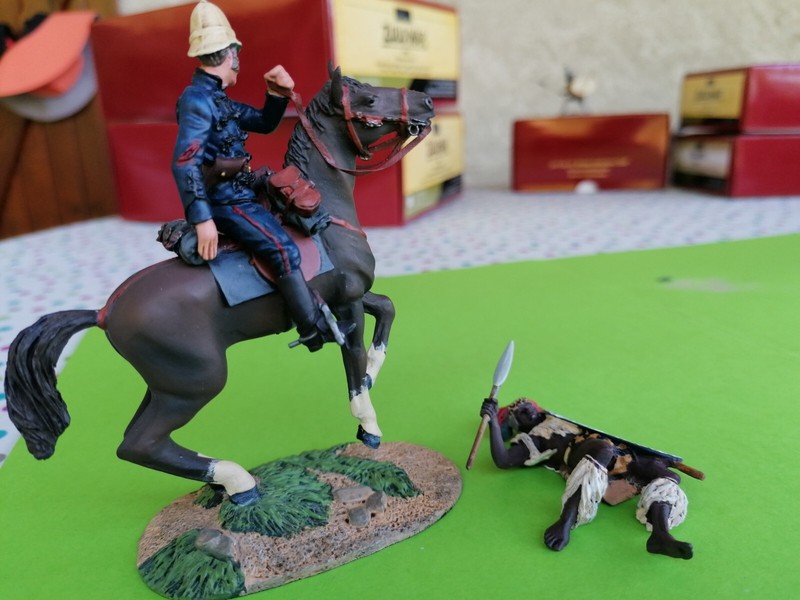 William Britain Anglo-Zulu War - 20100 - British Royal Artillery Major Smith