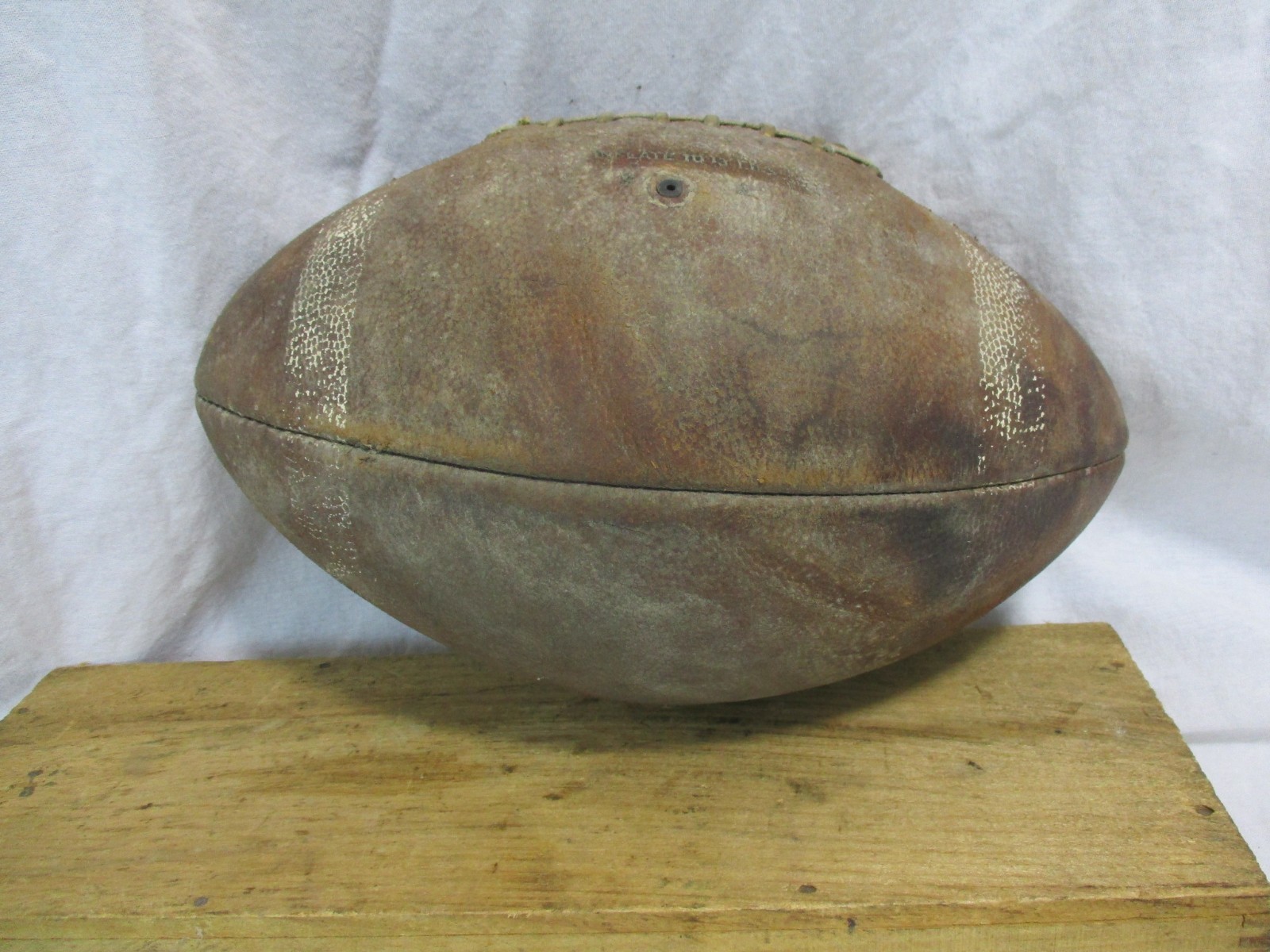 Vintage Spalding J5-V Leather Football w/Laces Official Intercollegiate Ball