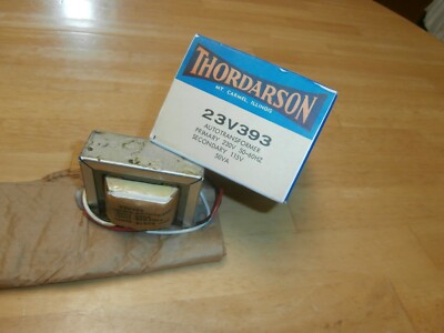23V393 THORDARSON AUTO TRANSFORMER PRI:230V SEC:115V 50VA,NOS