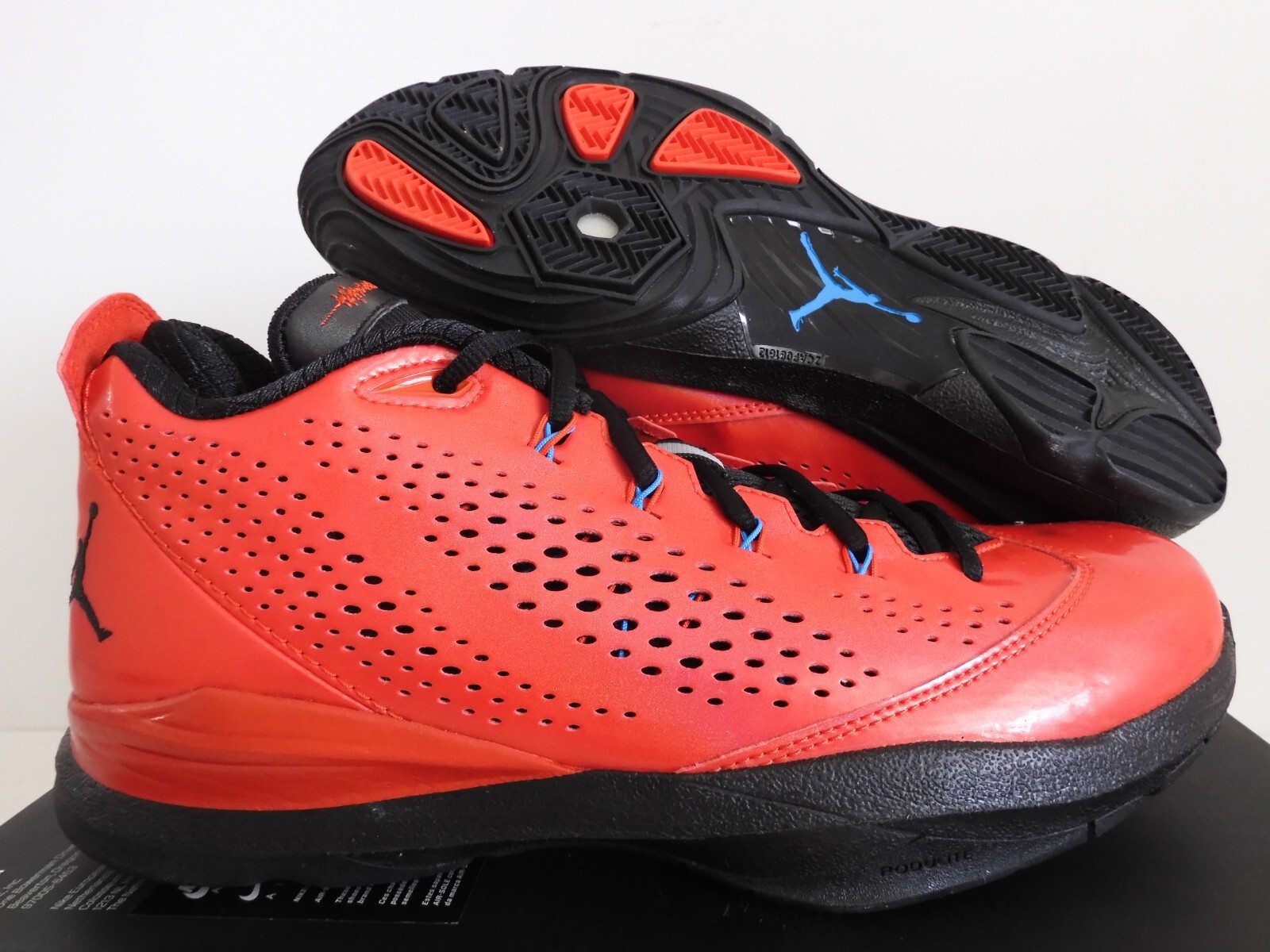 JORDANCP3ジョーダンCP3.VII NIKE ナイキID NIKE AIR JORDAN CP3.VII CP3 VII TEAM ORANGE-BLACK SZ 10.5