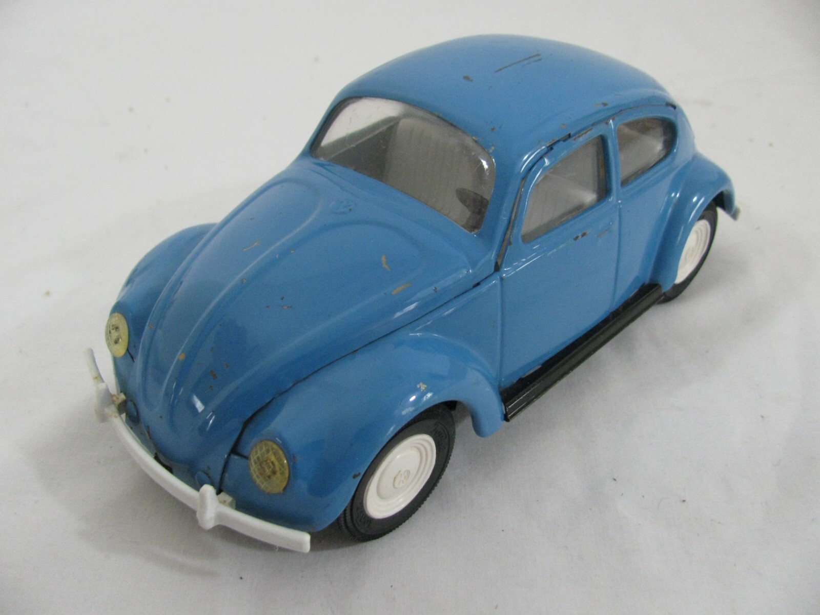 Vintage 1960s Mini Tonka Toys Pressed Steel Blue Volkswagen