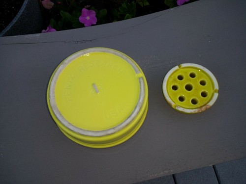 FENIX RESEARCH Pottery BOWL  And  UNMARKED Flower Frog