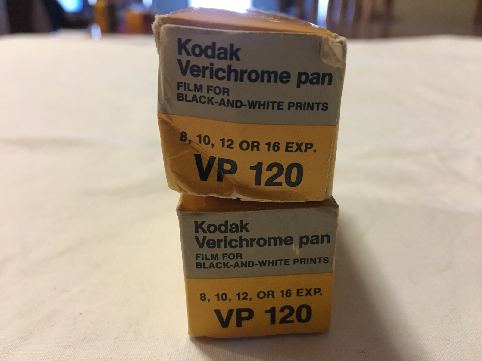 2 rolls unopened Expired NOS Kodak Verichrome Pan Film VP 120