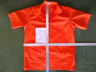 REAL Authentic Shirt Jail Inmate Prisoner Prison. No pants. Halloween Costume. 