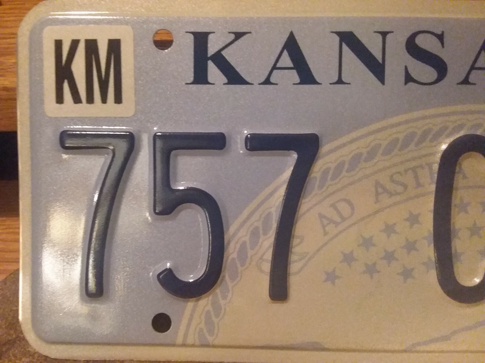 Kansas License Plate 2011 Unused Original