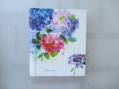 Hydrangeas Large Address Book