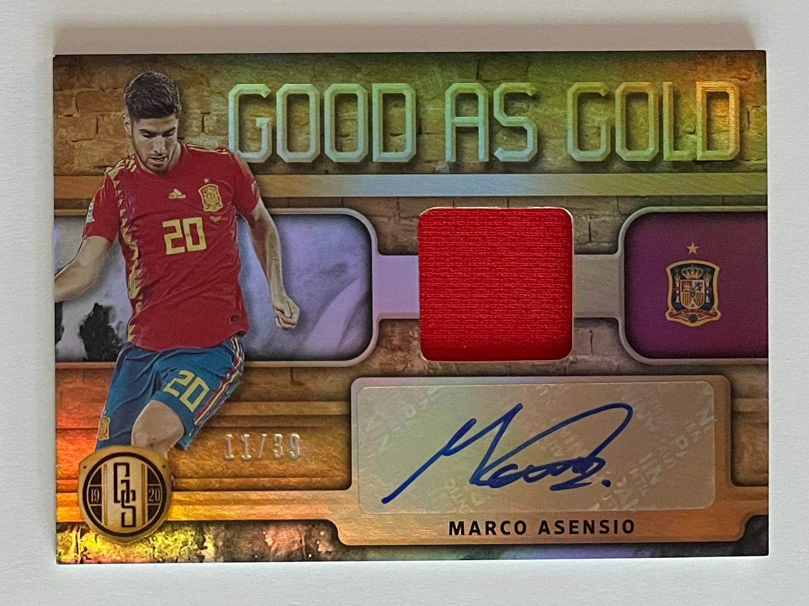 マルコアセンシオ PANINI GOLD STANDARD SOCCER 2019-20 Panini