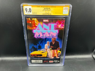 2015 Marvel Comics Ant-Man #4 Signed Nick Spencer CGC 9.0 WHITE Pages