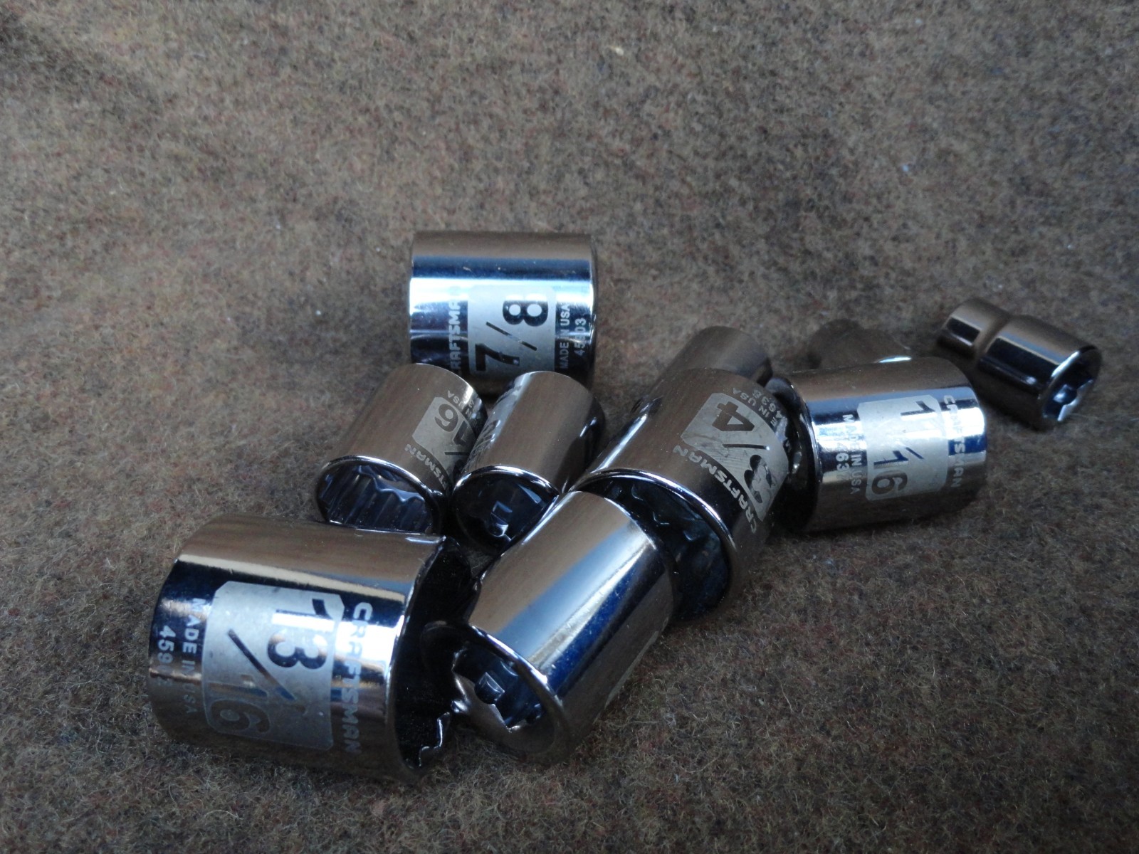 NOS Craftsman USA Tools 10 PC 3/8