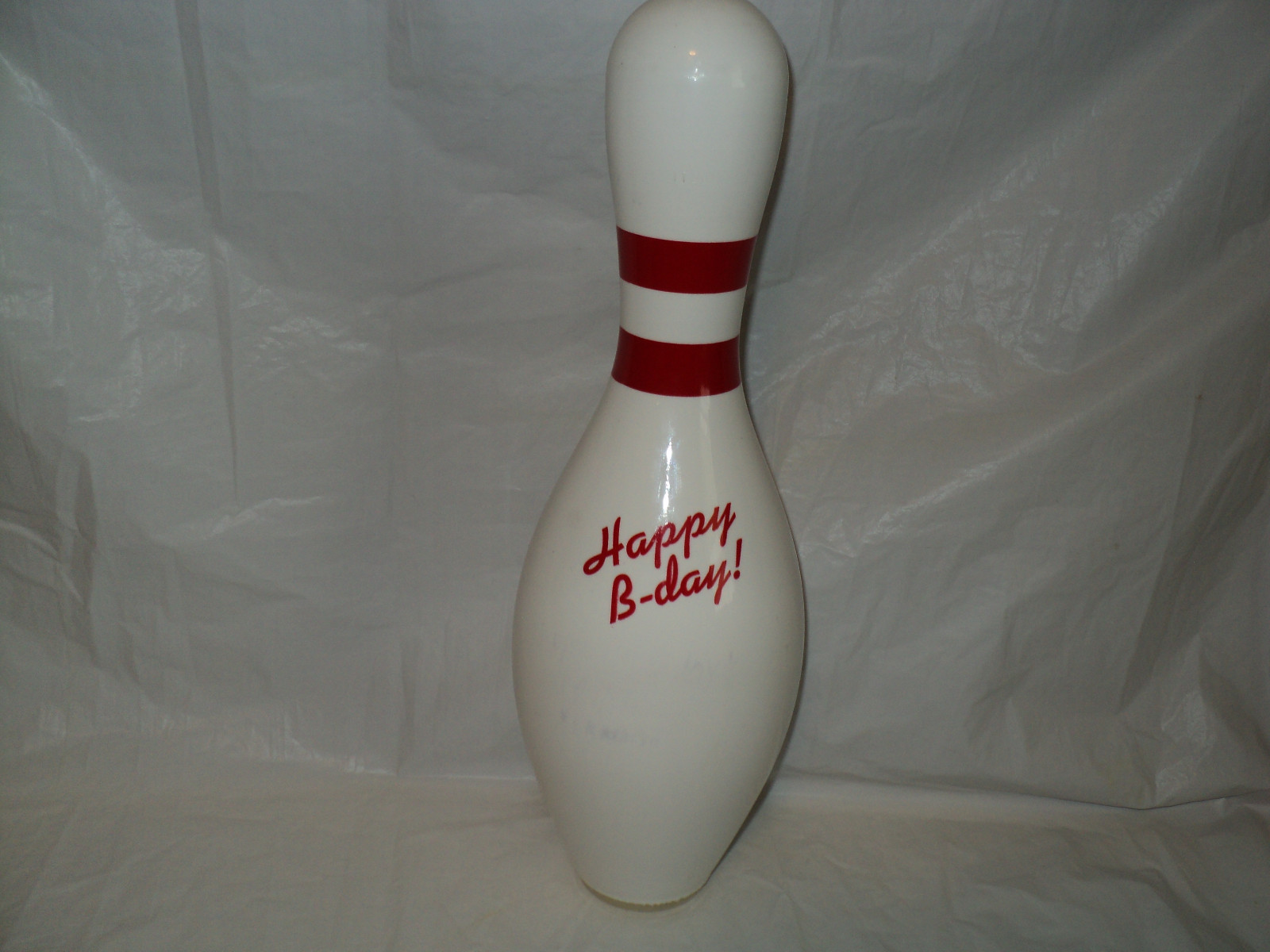 Authentic AMF Full Size Happy Birthday Bowling Pin, Nice*Heavy*