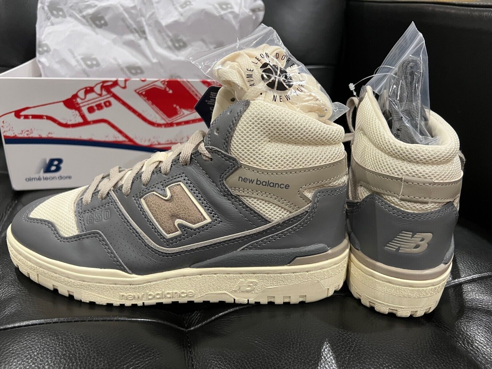 New Balance 650R Aime Leon Dore ALD Grey Gray Men's Size 6.5 New Balance 650R Aime Leon Dore ALD Grey Gray Men's Size 6.5