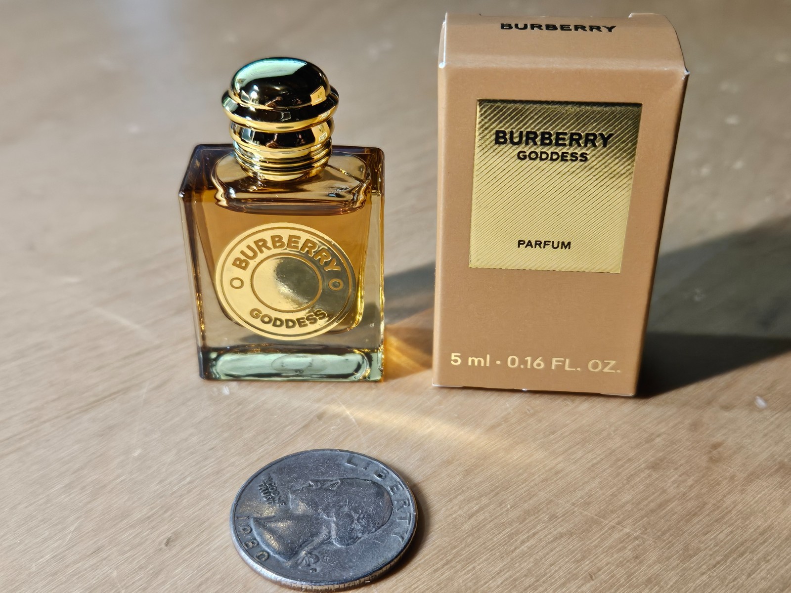 BURBERRY GODDESS Eau de Parfum Mini Splash 0.16 oz. New with Box