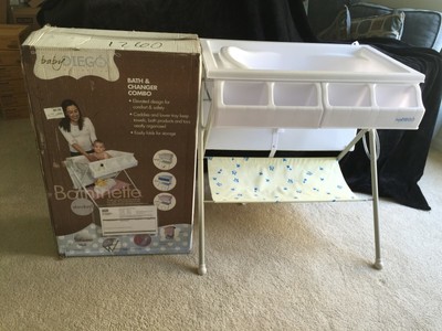 changing table baby bath combo