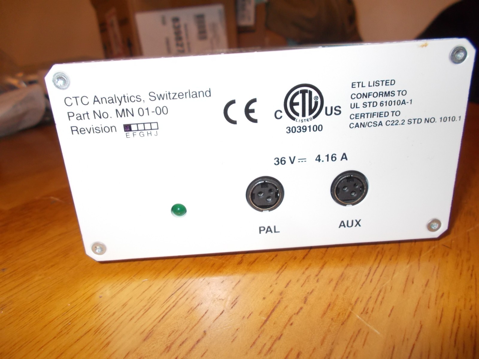 New CTC Analytics MN 01-00 Power Supply PAL Autosampler