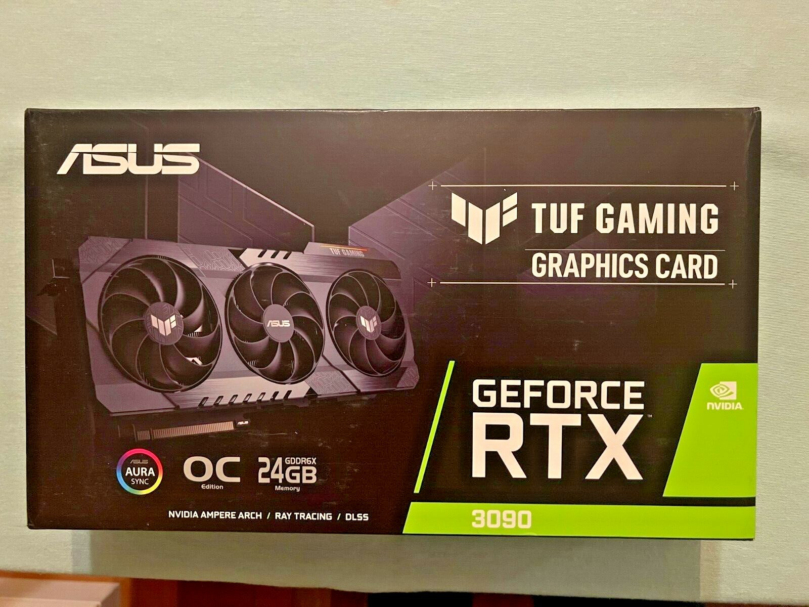 ASUS TUF Gaming GeForce RTX 3090 NON LHR OC 24GB GPU FAST/FREE SHIPPING✅🚚💨 ASUS TUF Gaming GeForce RTX 3090 NON LHR OC 24GB GPU FAST/FREE SHIPPING✅🚚💨
