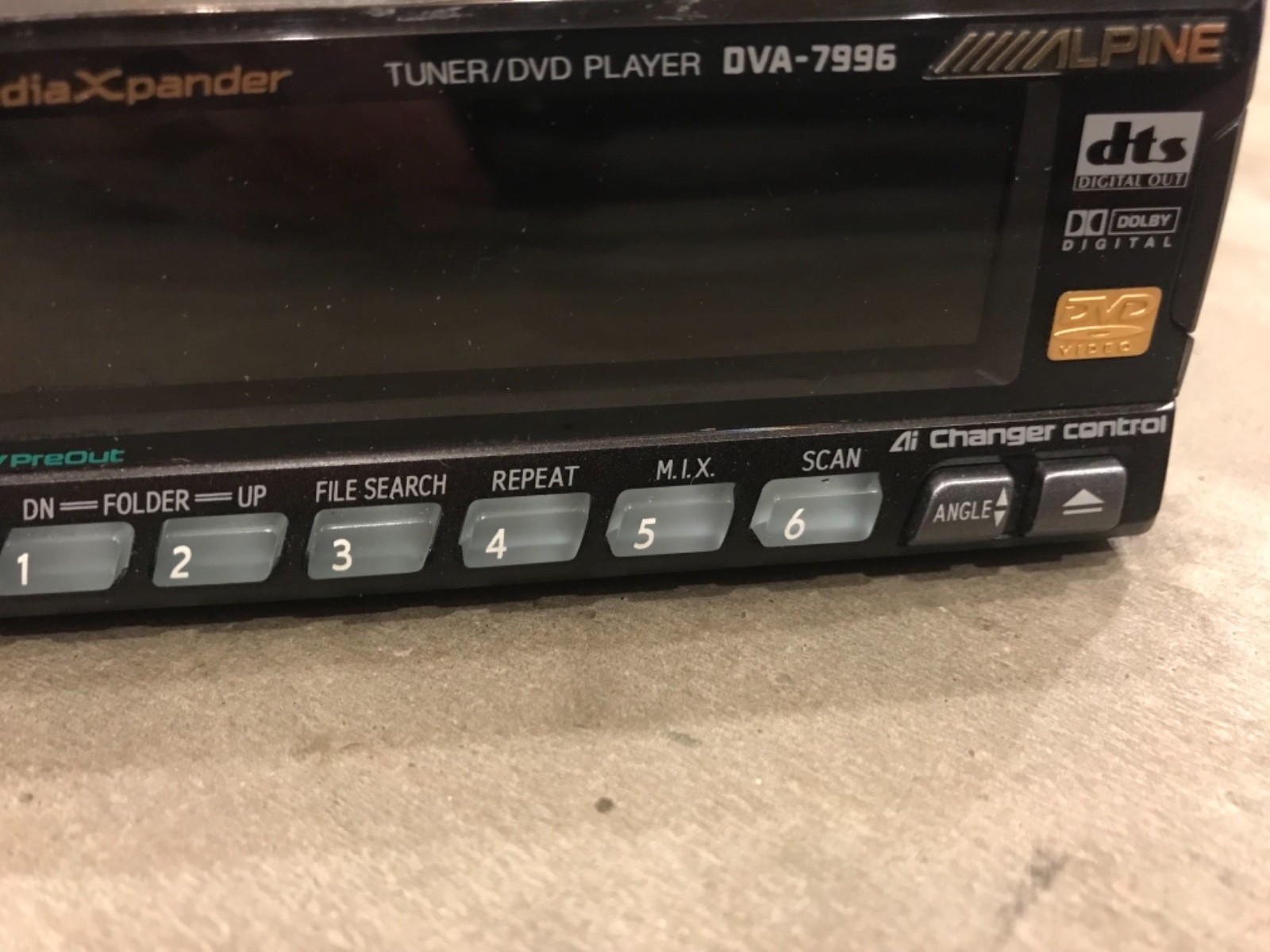 vintage Alpine DVA 7996