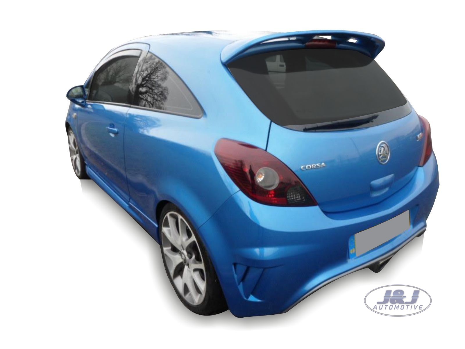 VAUXHALL CORSA D 3 Door 20062019 Front wind deflectors 2pc set TINTED