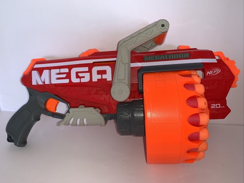 ナーフ メガロドン Amazon.com: Nerf Megalodon N-Strike Mega Toy Blaster with 20
