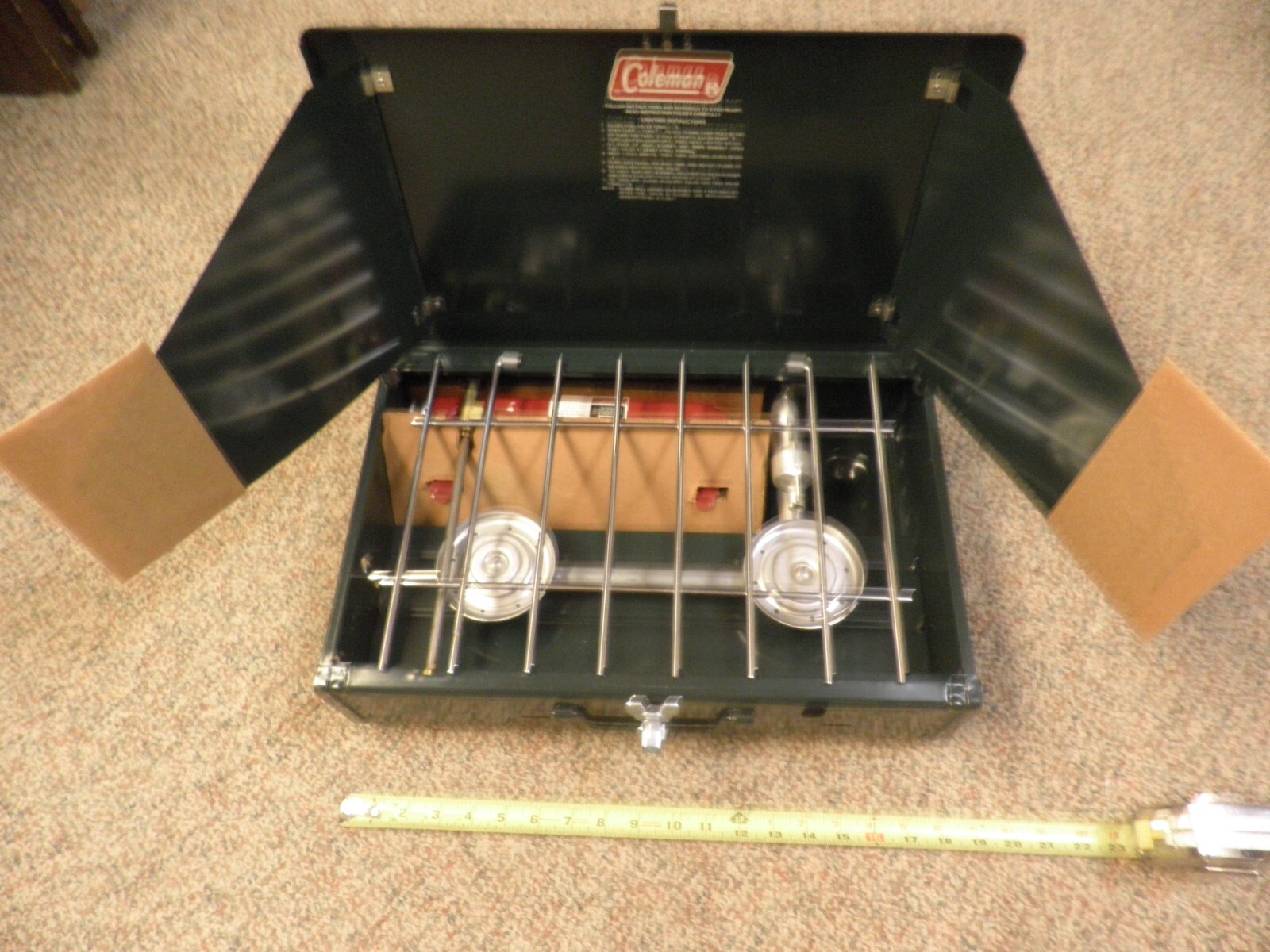 Vintage Coleman model 425F499 Camp Stove, 2 burners, NewintheBox, 1984