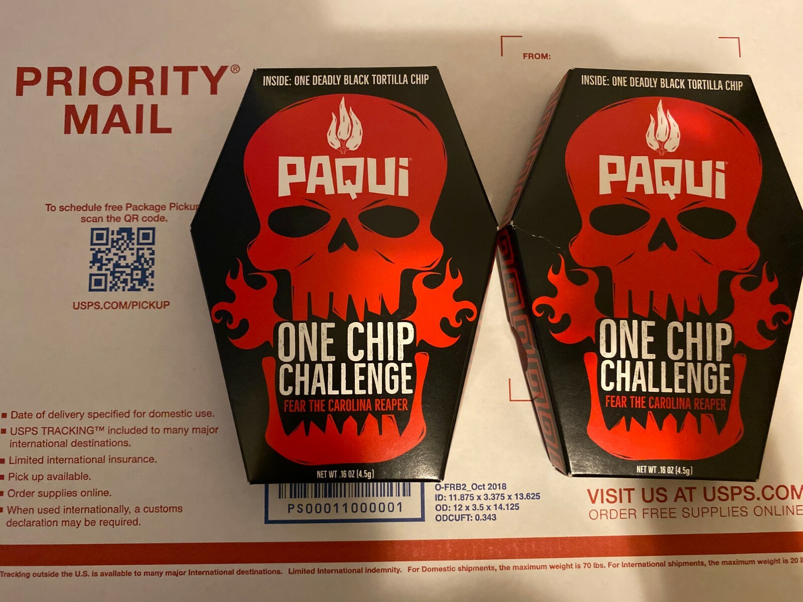 Купить Чипсы Paqui 2 Worldtest 2019 !! в интернет-магазине с Ebay с ...