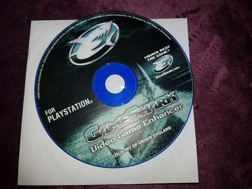 GameShark Video Game Enhancer (PlayStation 1, 2002) PS1 Disc, dangerous waters.