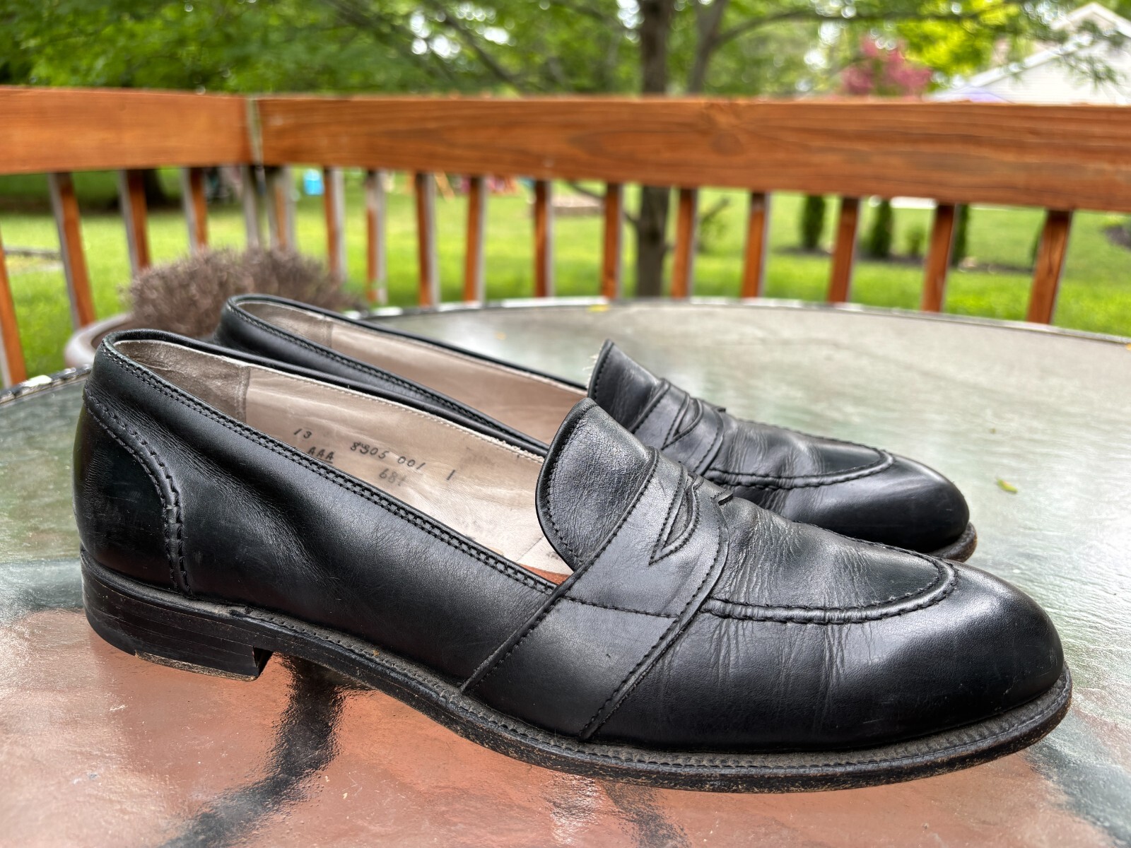 Alden 681 Mens Penny Loafers Black Calfskin Leather Shoes Alden 681 Mens Penny Loafers Black Calfskin Leather Shoes