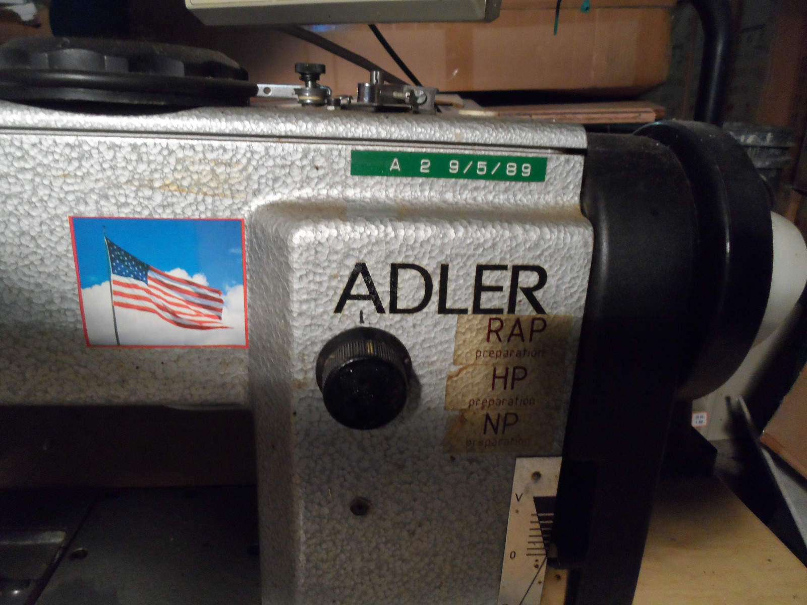Adler Industrial Sewing Machine w/ Elka Variostop Modular