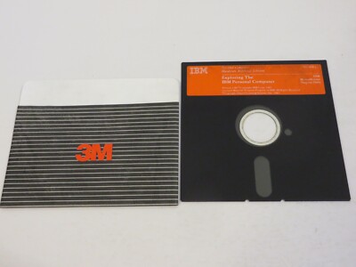 EXPLORING THE IBM PERSONAL COMPUTER 6936821 PC DOS IBM TANDY 5.25 DISK DISC A