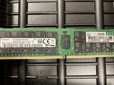 64GB DDR4 PC4-2933 2RX4 ECC REG RAM SAMSUNG HPE - P03053-0A1 - P06192-001