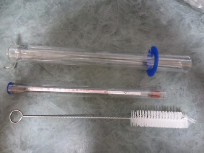 American-Made Specific Gravity Hydrometer Alcohol ABV Tester - Pro Series Fer..