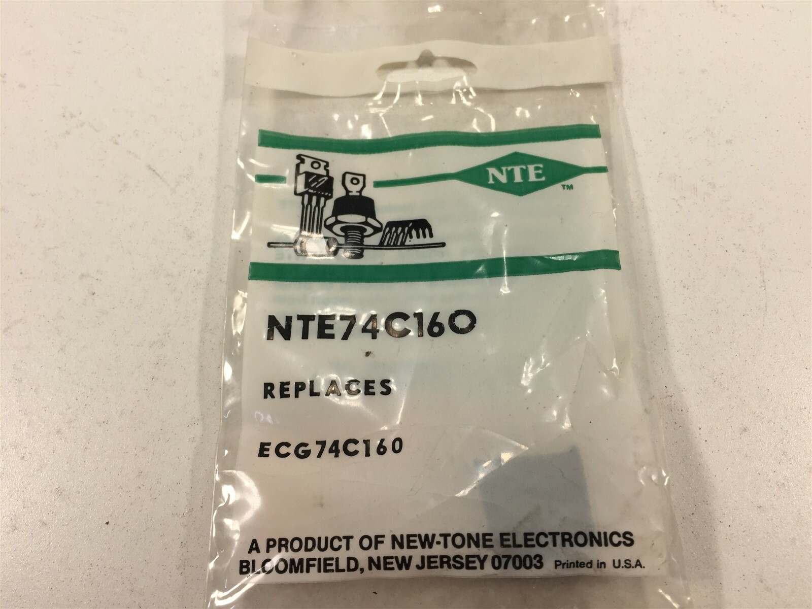 (2) NTE74C160 Integrated Circuit TTL CMOS Counters 16Lead DIP ...
