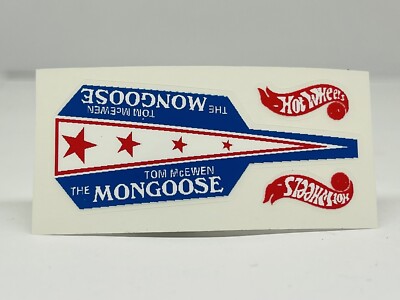 Hot Wheels Redline ( MONGOOSE REAR ENGINE DRAGSTER ) ~PRE CUT~DECAL SET~